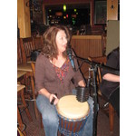 Kim on Congas