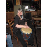 Karen on Congas