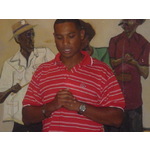 Joel performing at Azafran
