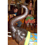 Cafe Kili Elephant with performers