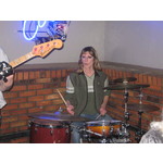 Becky on Drums