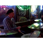 Steve Testing Out The New Drums