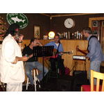 Steve came from the airport and jumped right in. Paul on bass.