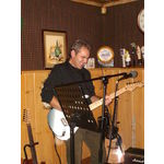 Steve wailing on the guitar