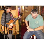 Cindy with Blaise on spoons.