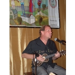 Don Barry rips out a tune on his uke.