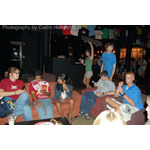 Students waiting for performances to start at UnderGround: Open Mic
