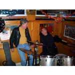 There's Nicky talking shop AGAIN!  Hey! Nicky! Play us some cool fills!