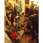 the crowd.