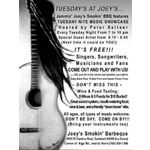 Tuesday Night Music Showcase at Joey's Smokin' BBQ