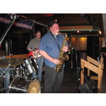 Tim Crawford on Saxophone.