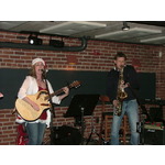 Judi and Tim perform Santa Baby